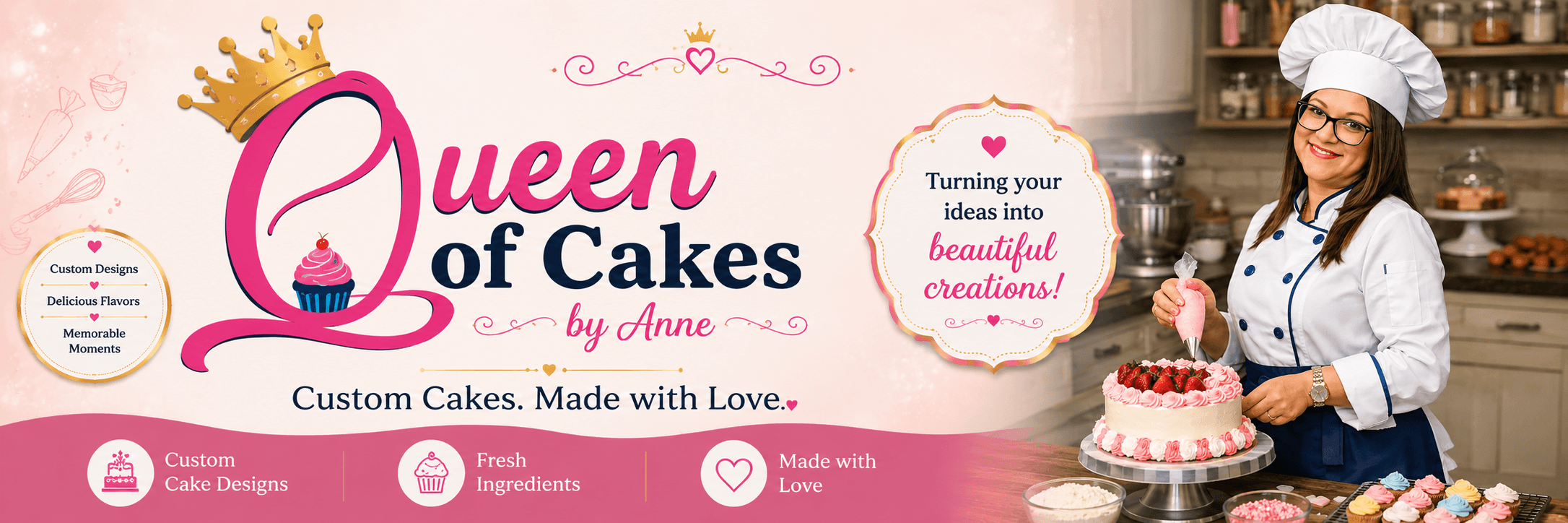 Queen of Cakes by Anne
